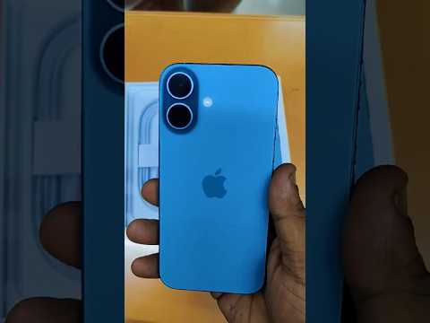 iPhone 16 Unboxing And First Look.