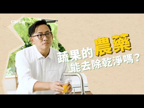 電漿滅菌廚房龍頭 加速去除農藥篇