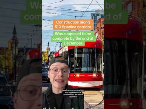 TTC construction project known for causing traffic chaos is now delayed😳 #toronto #ttc