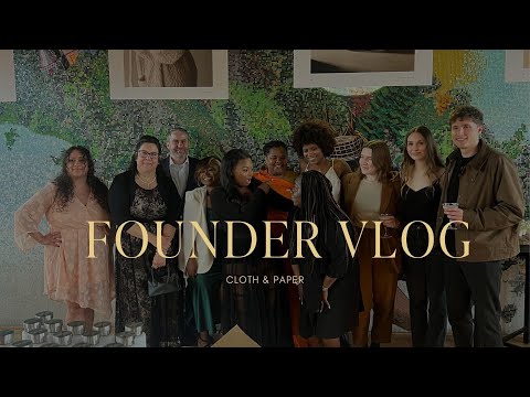 Founder Vlog: DC Event Prep, Rooftop Party, Exclusive Aesthete Unboxing, + More| Cloth & Paper