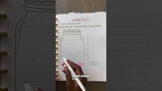 How I Use My Savings Chart in my Budget Planner #budgetplanner