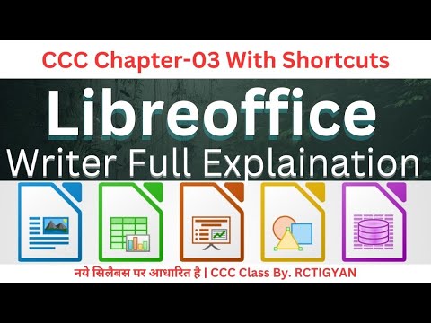 LibreOffice Writer Full Explain in Hindi | Chapter 03 | Day -11 | LibreOffice Writer |