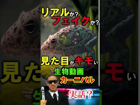 【実話？】リアル？フェイク？見た目がキモい生物たち　#実話 #ニュース #ナニコレ