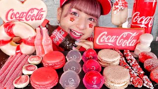 [Mukbang ASMR] Eating coca cola🍒🥤