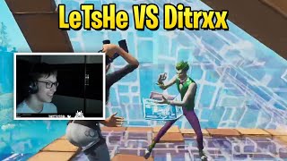 LeTsHe VS Ditrxx 1v1 Buildfights