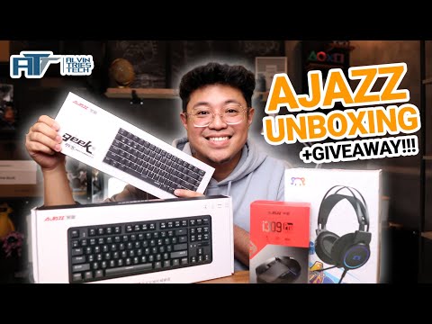 BUDGET GAMING Mouse, Keyboard & Headphones from Ajazz Philippines! Peripherals Unboxing Video!