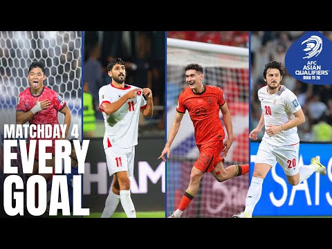 A flying header & Almoez' stunner | Every Goal – Matchday 4 | AFC Asian Qualifiers™ Road to 26