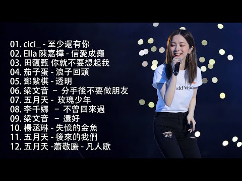 2024 九年級生還在聽的經典流行歌曲 | 2024不能不聽的100首歌 [ 無廣告 ] 八年級生80首經典流行歌曲 🌹黃霄雲，陶妍霖，藍又時 ，张碧晨&希林娜依高，梁文音，茄子蛋 ，五月天