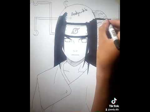 dibujitos de tik tok #neji #naruto #narutoshippuden #anime #manga #otaku