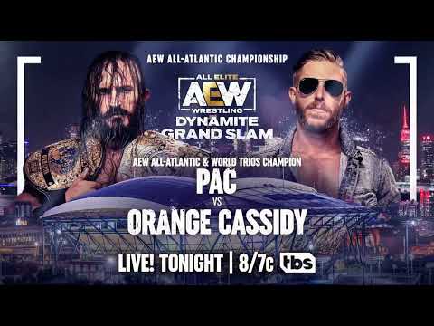 AEW Dynamite: Grand Slam 2022 Match Card