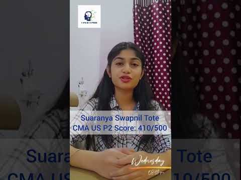 CMA USA Success Story | Uplift Pro | Sharanya Tote scored 410 in CMA Part 2