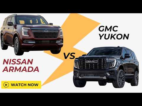 2025 Nissan Armada vs. 2025 GMC Yukon – Full-Size SUV Showdown!