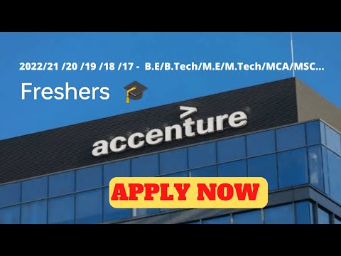 Accenture Hiring Freshers 2022 | Salary 4.5 LPA 🔥 | Freshers