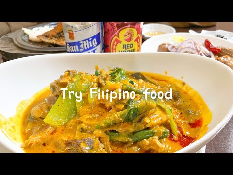 Try Filipino food in Japan | Kare-Kare, Pork Adobo, and Bangsilog