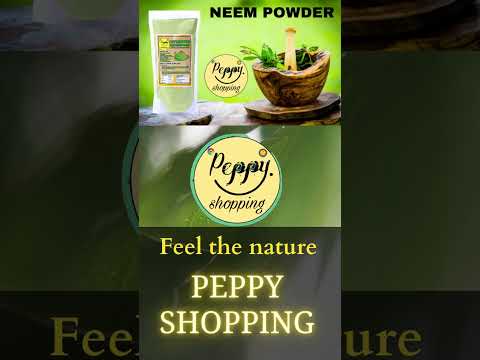 PEPPY SHOPPING NEEM POWDER FOR FACE AND HAIR #shorts #PEPPYSHOPPING #neem