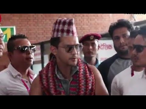 Aditya Narayan jha in Nepal speaking Nepali language