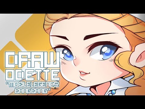 [SPEED PAINT] DOODLE FANART ODETTE MOBILE LEGENDS TIMELAPSE