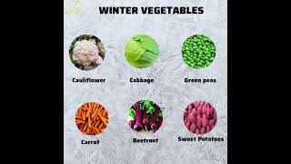 Winter Vegetables |Eat Seasonally |#saranutrition |#shorts