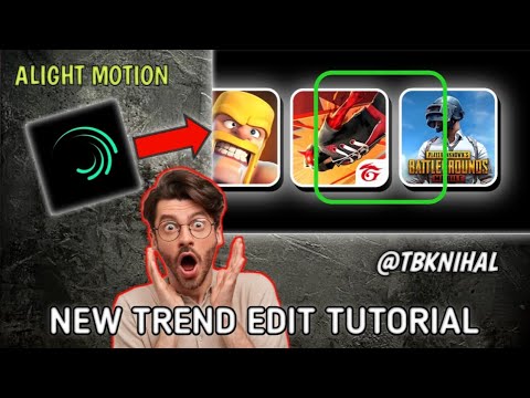 New trending Alight motion edit tutorial || TBK NIHAL ||