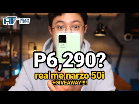 P6,290 Budget Phone! realme narzo 50i review - Unboxing Specs, Camera, Gaming, Price