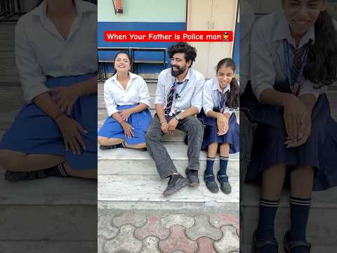 When Your Father is Police Man 🤣 #shorts #comedy #ytshorts #funny #teratrigun #schoollifecomedy