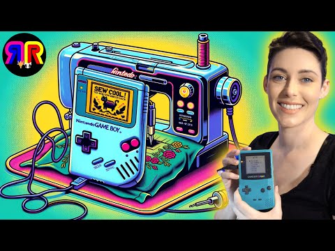 Using the Nintendo Game Boy Sewing Machine! | Singer Izek 1500