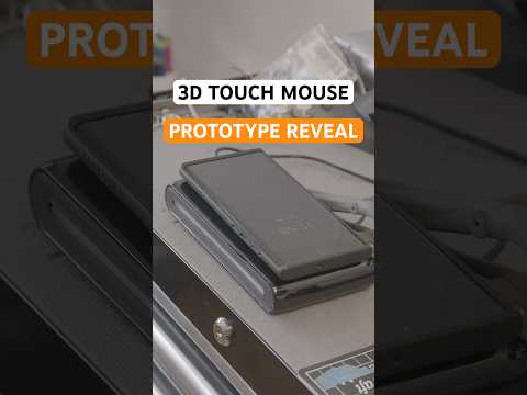 👀 First look at the Minverse prototype – the 3D touch mouse!  #technology #robotics