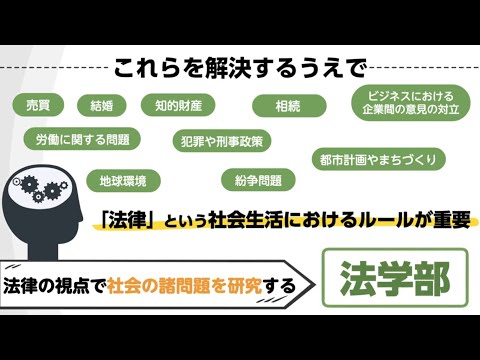 【高校生向け】大学で何を学ぶ？-法学部編-