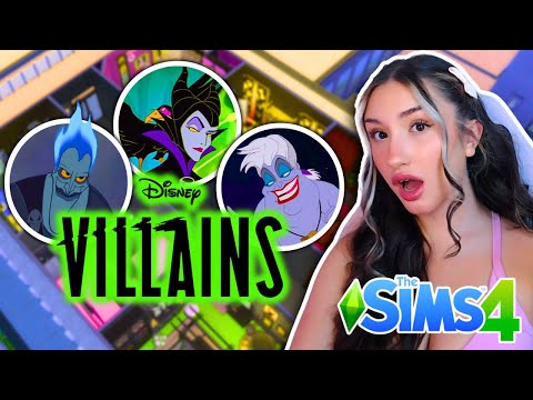 Every Rooms a Different DISNEY VILLAIN in The Sims 4