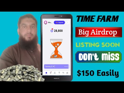 New big telegram airdrop | time farm new mining bot | Time farm airdrop review🔥