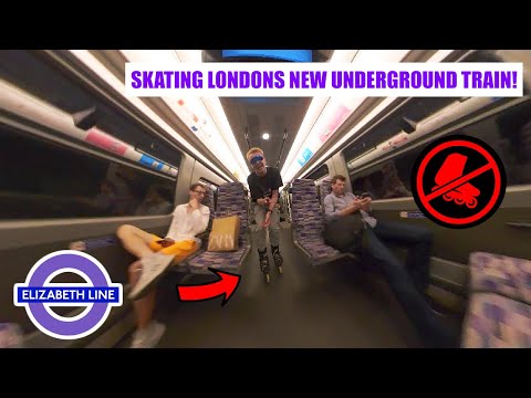 Skating Londons New Underground Station