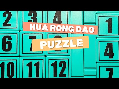 Hua Rong Dao Sliding Number Puzzle