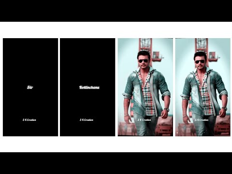 💥New Trending Boy's Attitude Video Editing Kannada in Alight motion New Video Editing