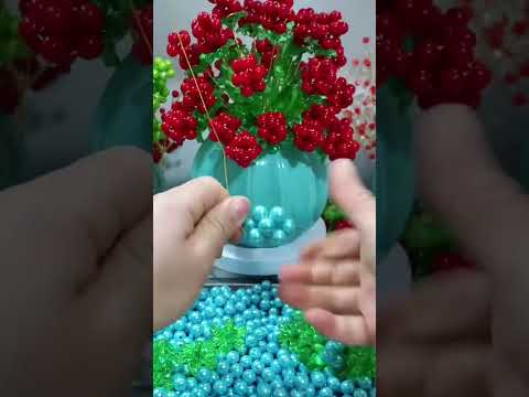 Handmade diy beads flowers tutorial #handmade #diy #beads #flowers #handmadegifts #homedecor #gift