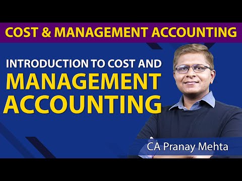 CA Inter| Cost & management Accounting Introduction| CA Pranay Mehta