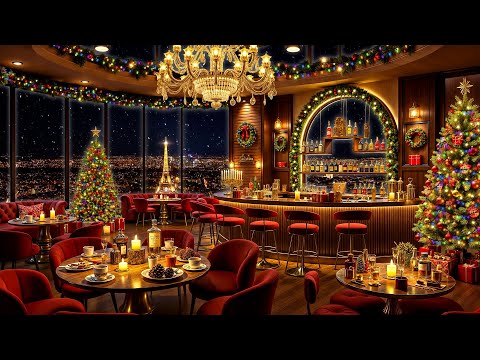 Saxophone Holiday Music ~ Relaxing Christmas Jazz 2025 in Cozy Bar Ambience for Stress Relief