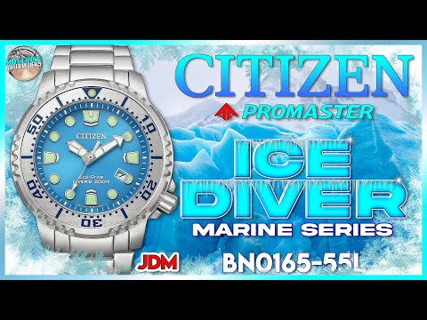 New Citizen Stunner! | Citizen Promaster Ice Blue 200m Solar Diver BN0165-55L Unbox & Review