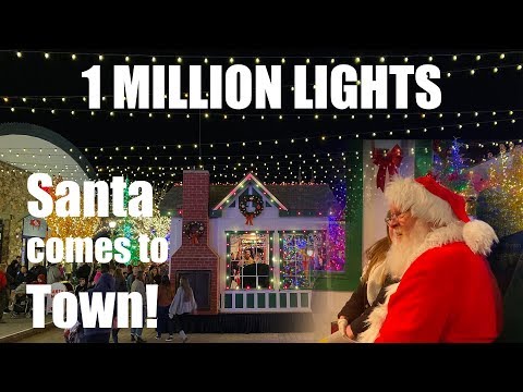 Santa Claus and a Million lights at the Shops at Riverwoods Lighting Ceremony