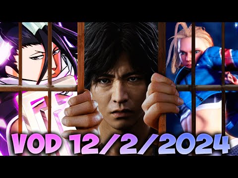 🔴VOD - Road to max rank with byakuya part 2 + Supervive + SF6 Cammy + Lost Judgement (12/2/2024)