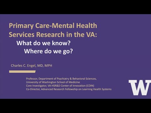 Primary Care-Mental Health Services Research in the VA: What do we know? Where do we go?