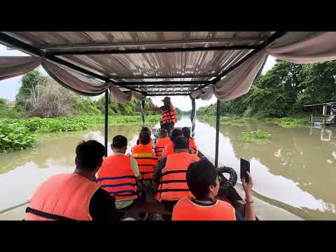 ล่องเรือ ชมวิวสวยแม่น้ำปราจีนบุรี ไหว้พระกลางน้ำ