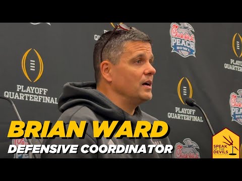 ASU defensive coordinator Brian Ward discusses the Peach Bowl matchup vs. Texas