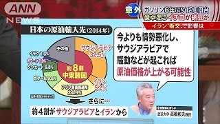 日本が頼るサウジとイラン　断交で原油価格に影響は(16/01/06)