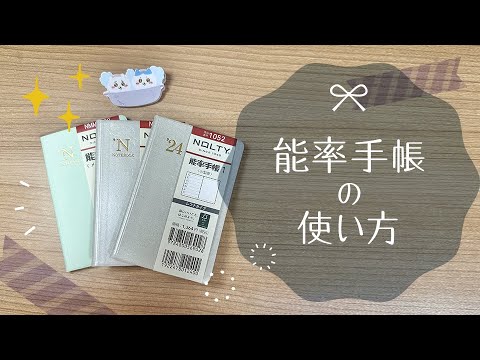 能率手帳限定色！2024年の使い方とメモティ-月白、白緑