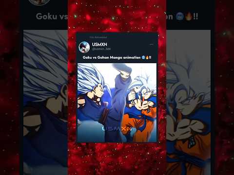 GOKU VS GOHAN 🥶🔥 | DRAGON BALL SUPER 4K ANIME EDIT - #dbs #dragonball #goku #trending