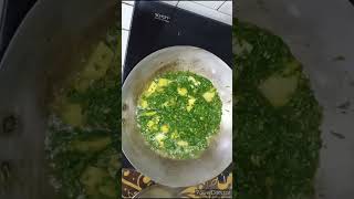 aloo and chane ka saag #chanekibhaji#chanekisabji#alookibhaji