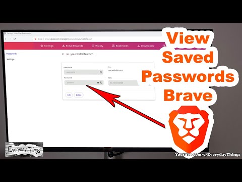 How to View Saved Passwords on Brave Browser