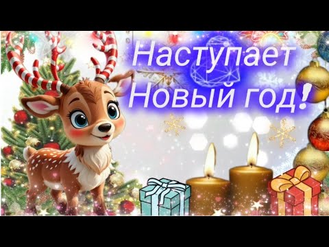 Поздравление с наступающим Новым годом! 💫🧚‍♂️🌲🎁🍊 #МУЗЫКАЛЬНАЯОТКРЫТКА