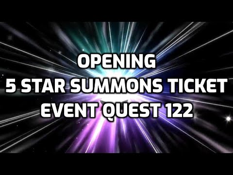 Opening 5 Star Summons Ticket (Event Quest 122) | Bleach Brave Souls