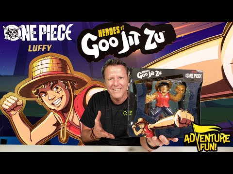 Heroes of Goo Jit Zu ONE PIECE LUFFY Ultra Goo! Adventure Fun Toy review!